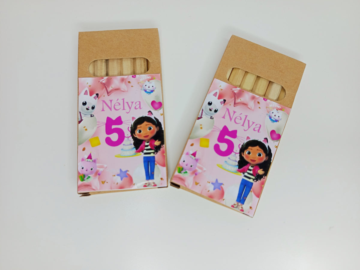 Mini boite de crayon de couleurs (x2)