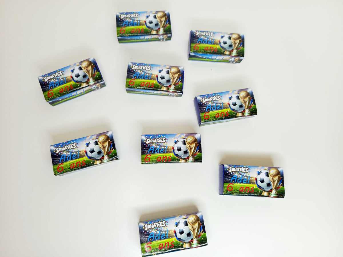Mini Boîte à  Smarties personnalisé (x2)