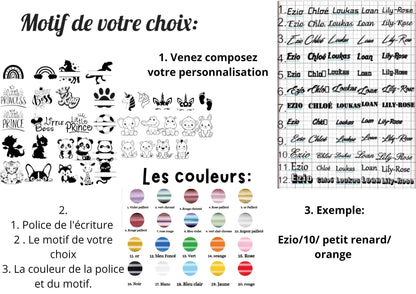 Bonnet bébé personnalisé