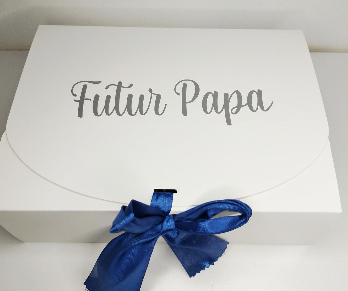 Box gourmand futur papa personnalisée à offrir,