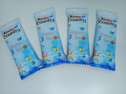 Kinder country personnalisé (x2)
