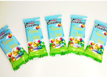 Kinder country personnalisé (x2)