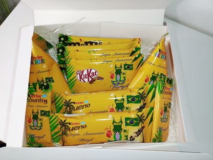 Box gourmande anniversaire personnalisée à offrir (X 10 articles),
