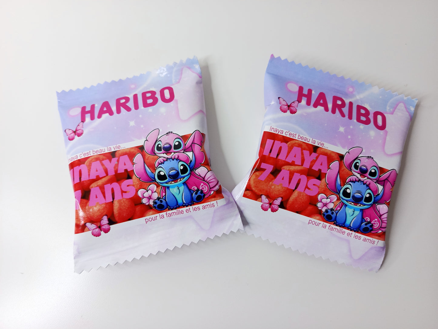 Mini sachet d'haribo personnalisé