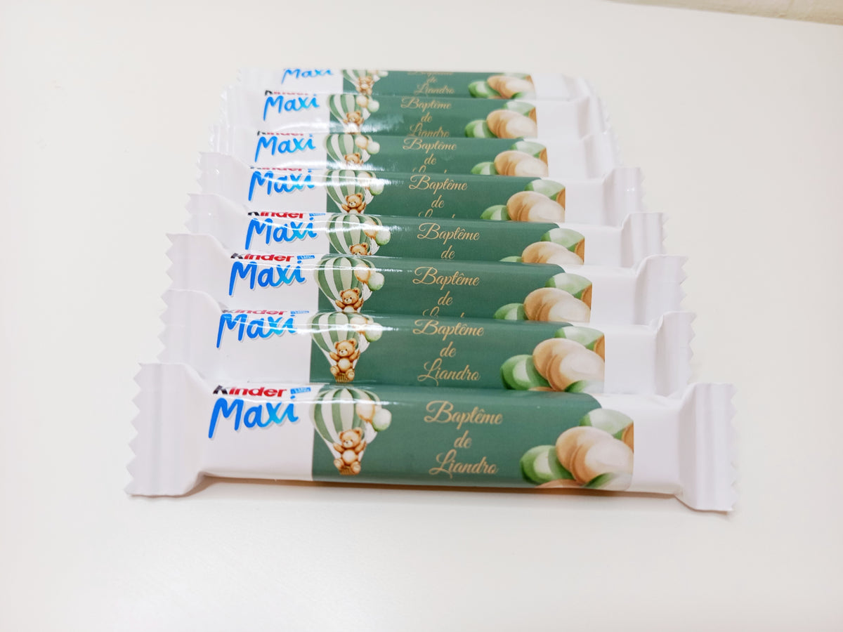 Kinder Maxi personnalisé (x3)