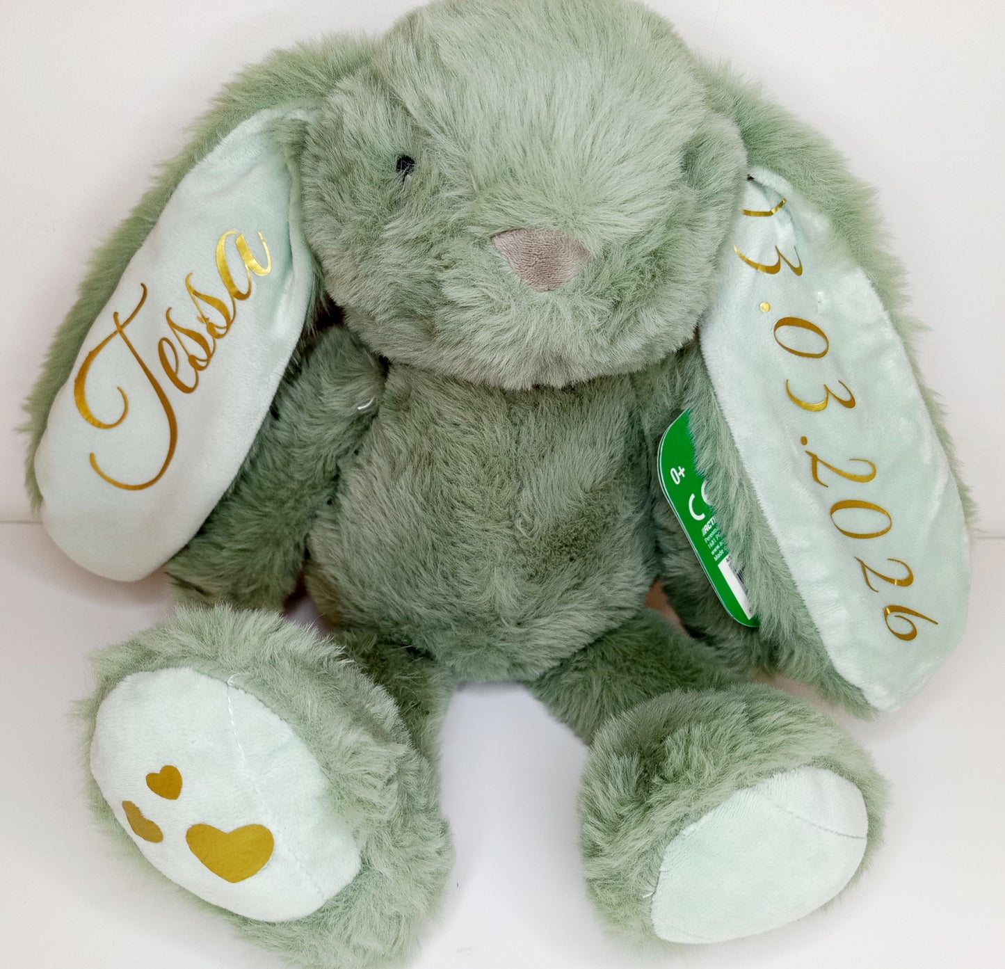 Peluche lapin personnalisée