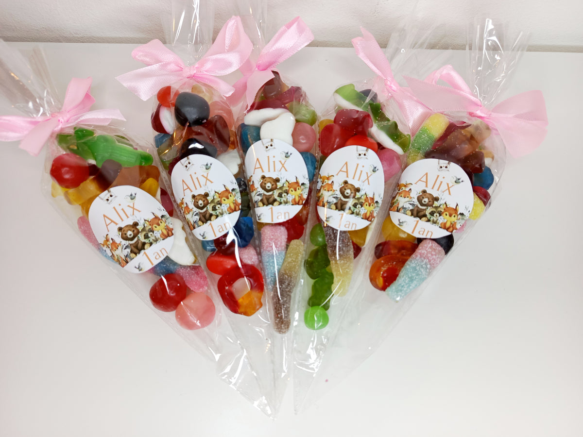 Cône à bonbon personnalisé (x2)
