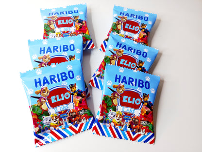Mini sachet d'haribo personnalisé