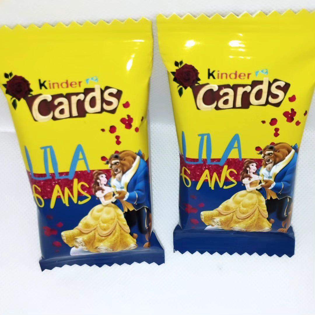 Kinder Cards personnalisé (x2)