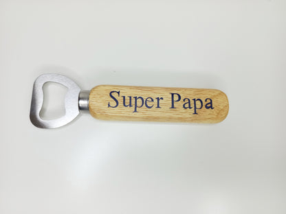Décapsuleur en bois personnalisée