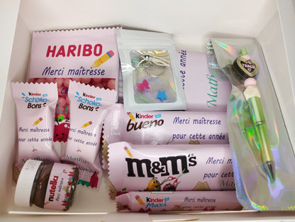 Box gourmande pour maître, maitresse,nounou