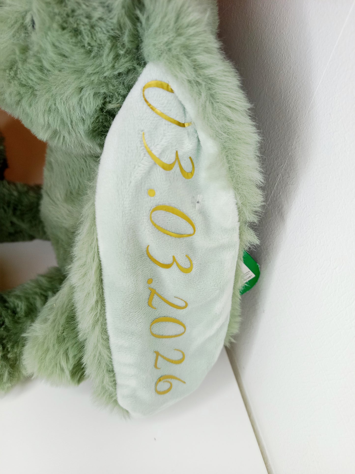 Peluche lapin personnalisée