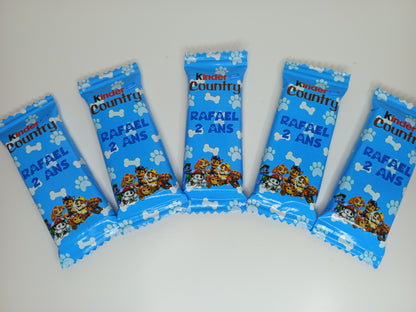 Kinder country personnalisé (x2)