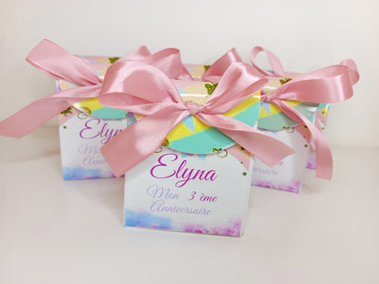 boîte cadeaux invité personnalisée