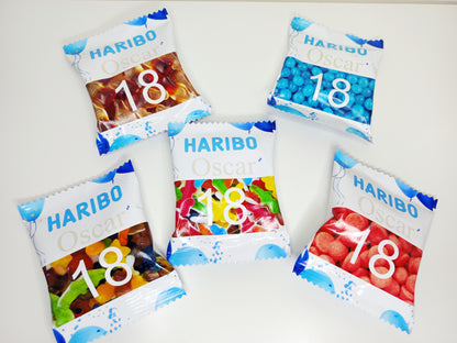 Mini sachet d'haribo personnalisé