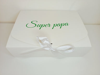 Box gourmande futur papa personnalisée