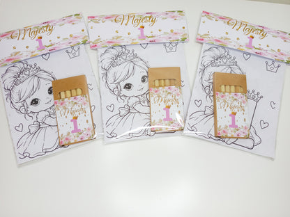 Petit kit coloriage et crayon de couleur personnalisé
