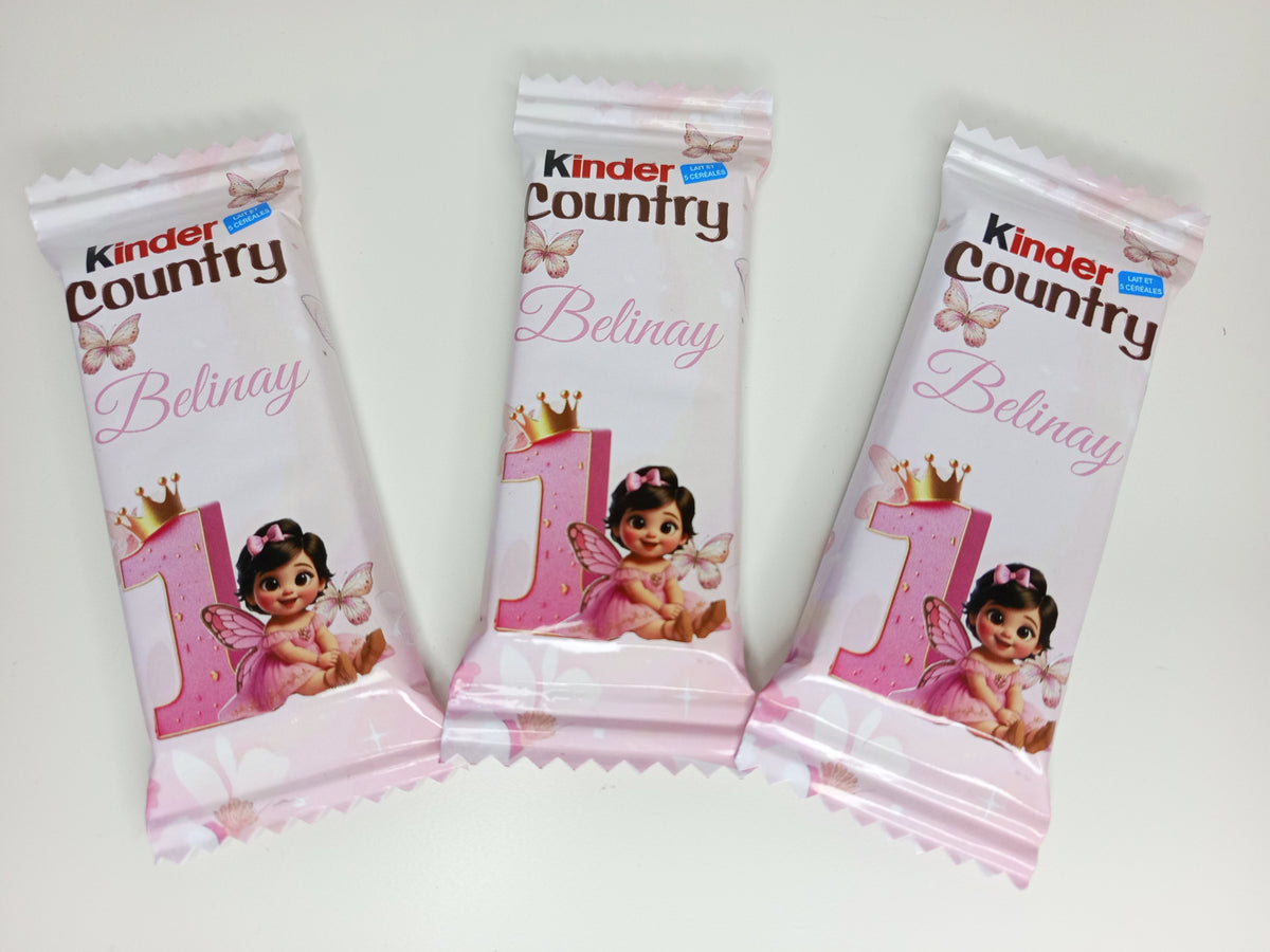 Kinder country personnalisé (x2)