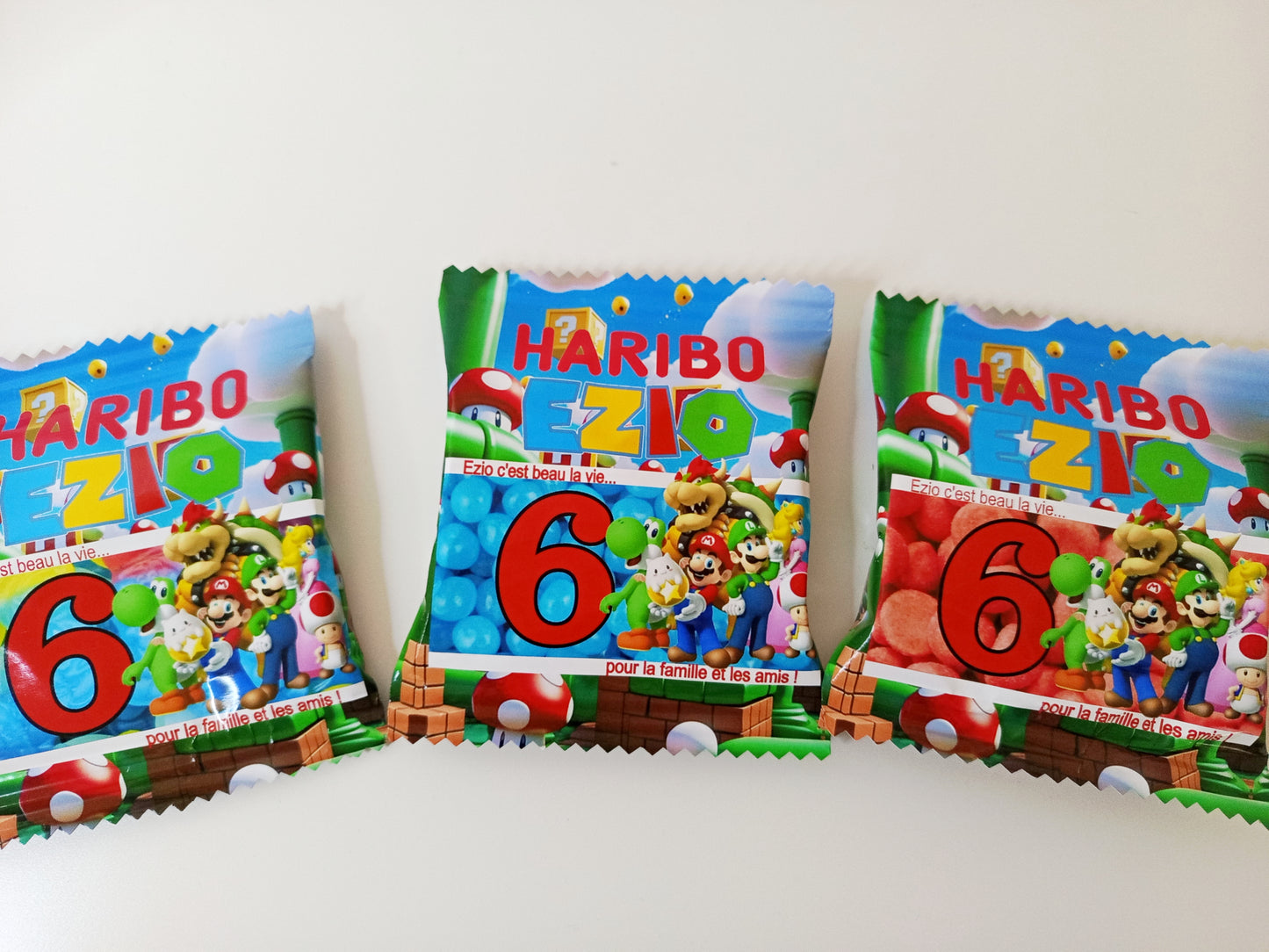 Mini sachet d'haribo personnalisé