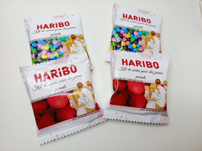 Mini sachet d'haribo personnalisé