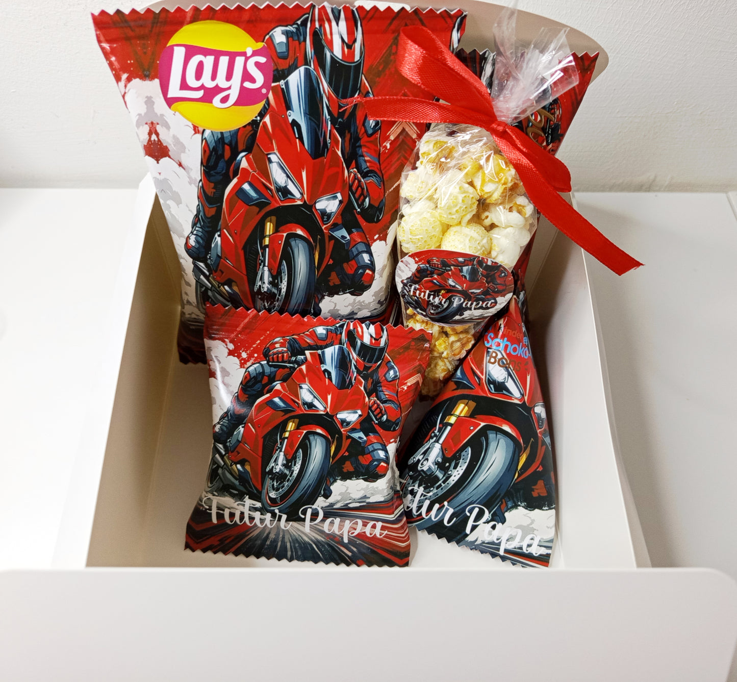 Box gourmande futur papa personnalisée
