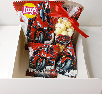 Box gourmande futur papa personnalisée