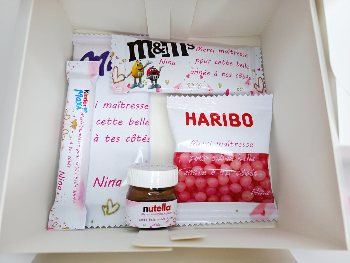 Box gourmande pour maître, maitresse,nounou