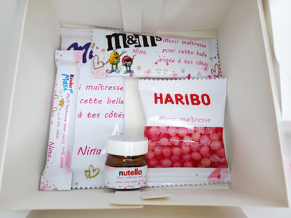 Box gourmande pour maître, maitresse,nounou