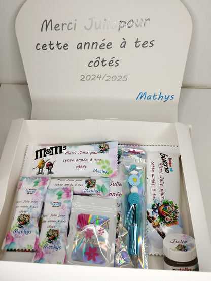 Box gourmande pour maître, maitresse,nounou