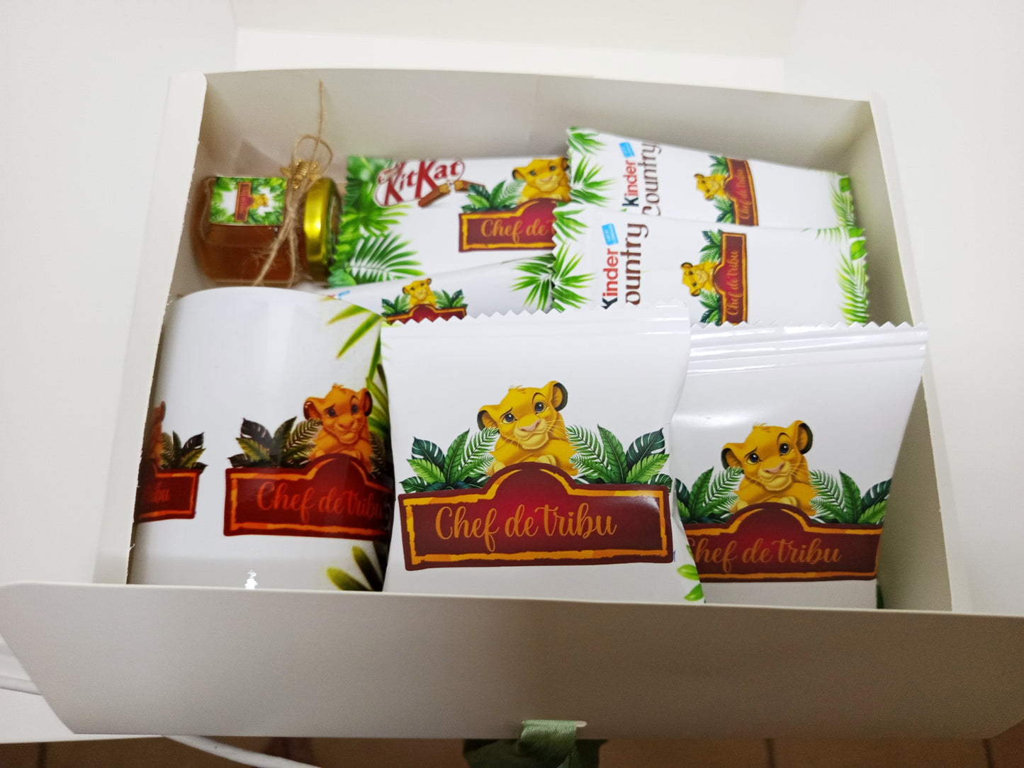 Box gourmande futur papa personnalisée