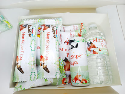 Box gourmande futur papa personnalisée