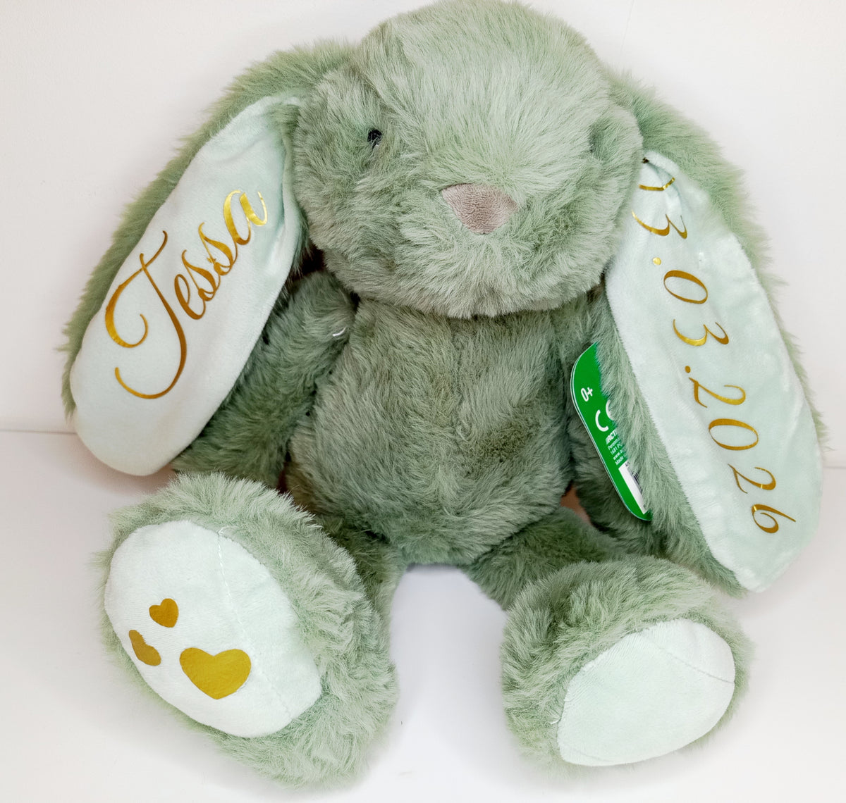 Peluche lapin personnalisée