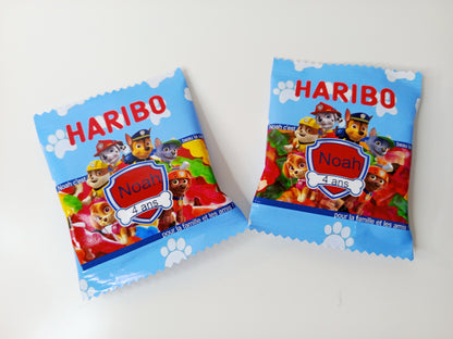 Mini sachet d'haribo personnalisé