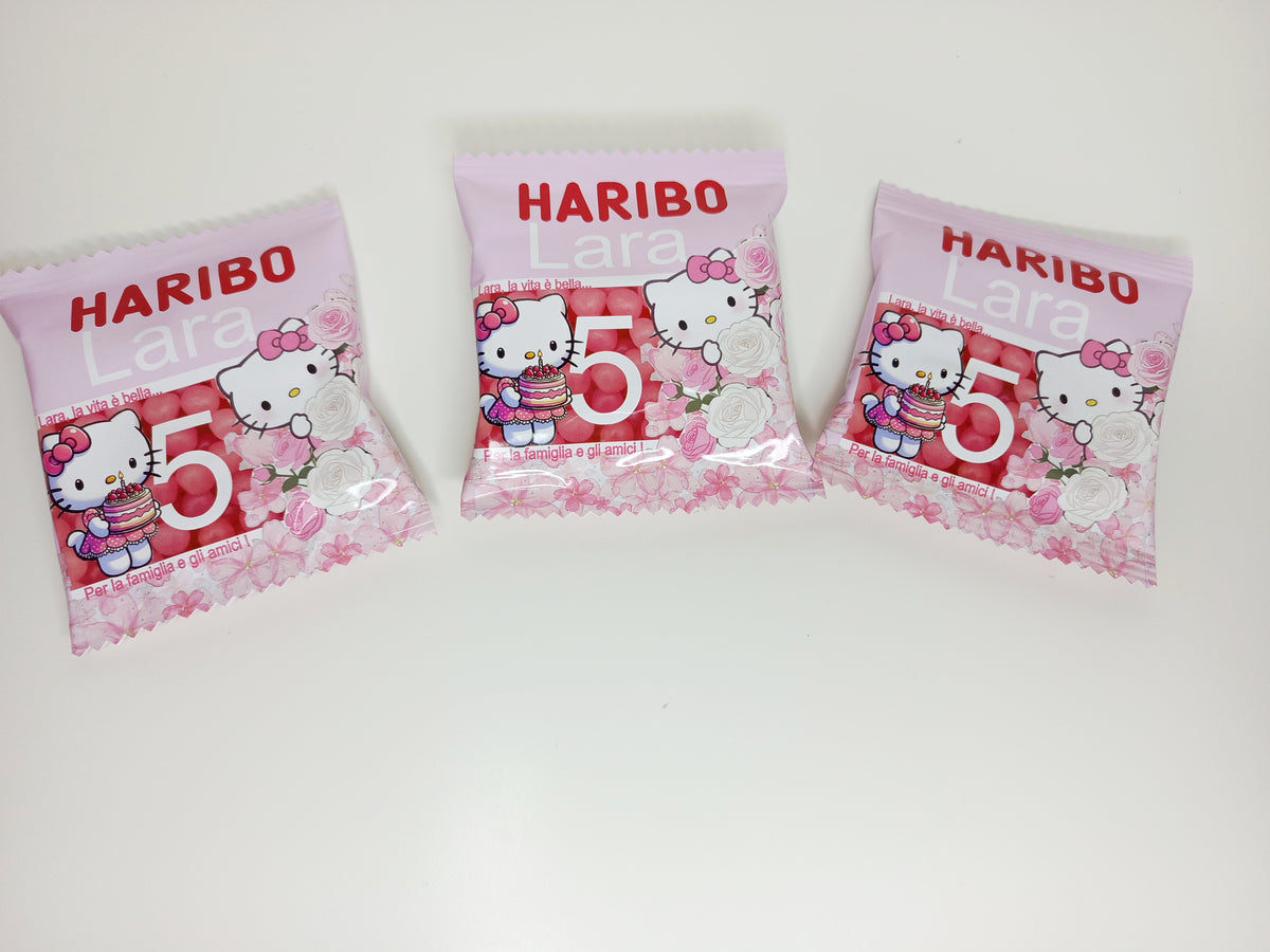 Mini sachet d'haribo personnalisé