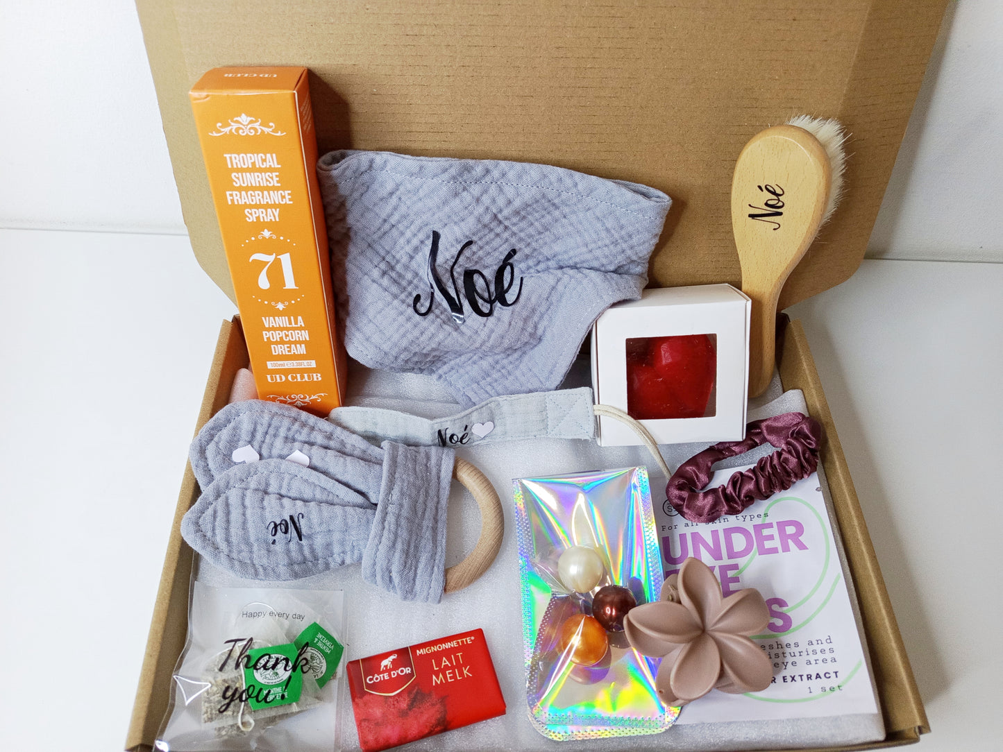 Box Surprise Personnalisée | Box Cadeau à Thème | 5 à 15 Surprises | Beauté, Enfant, Papeterie, Homme