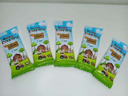 Kinder country personnalisé (x2)