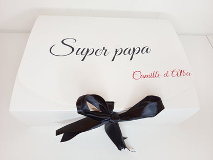 Box gourmande futur papa personnalisée