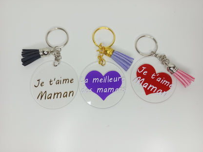 Porte-clé acrylique