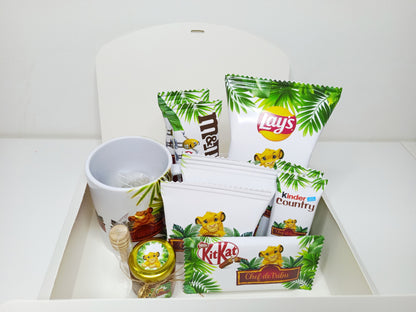 Box gourmande futur papa personnalisée