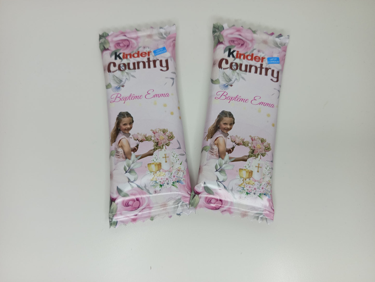 Kinder country personnalisé (x2)