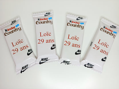 Kinder country personnalisé (x2)