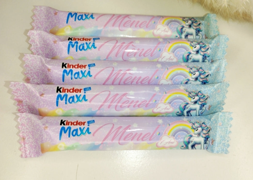 Kinder Maxi personnalisé (x3)