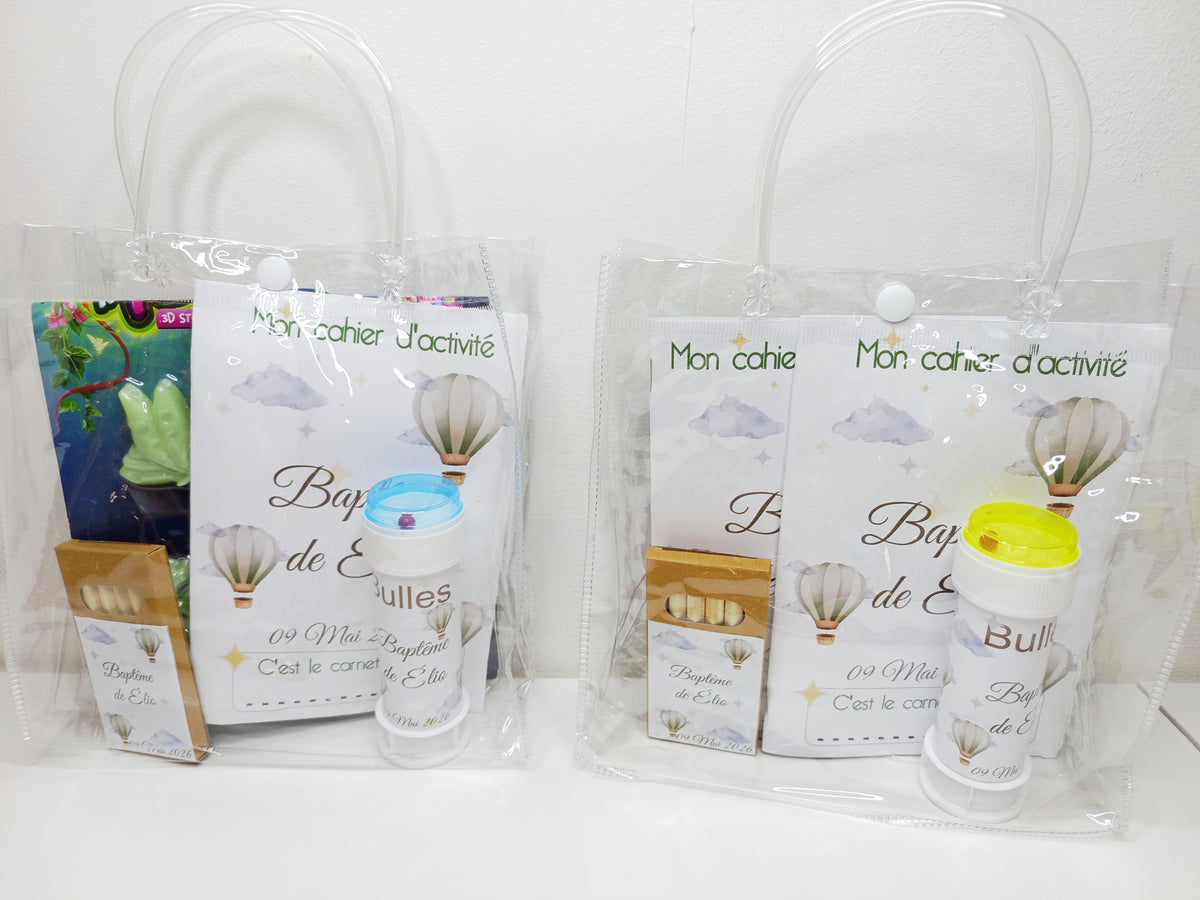 Kit cahier de coloriage et cahier d'activités personnalisé A4