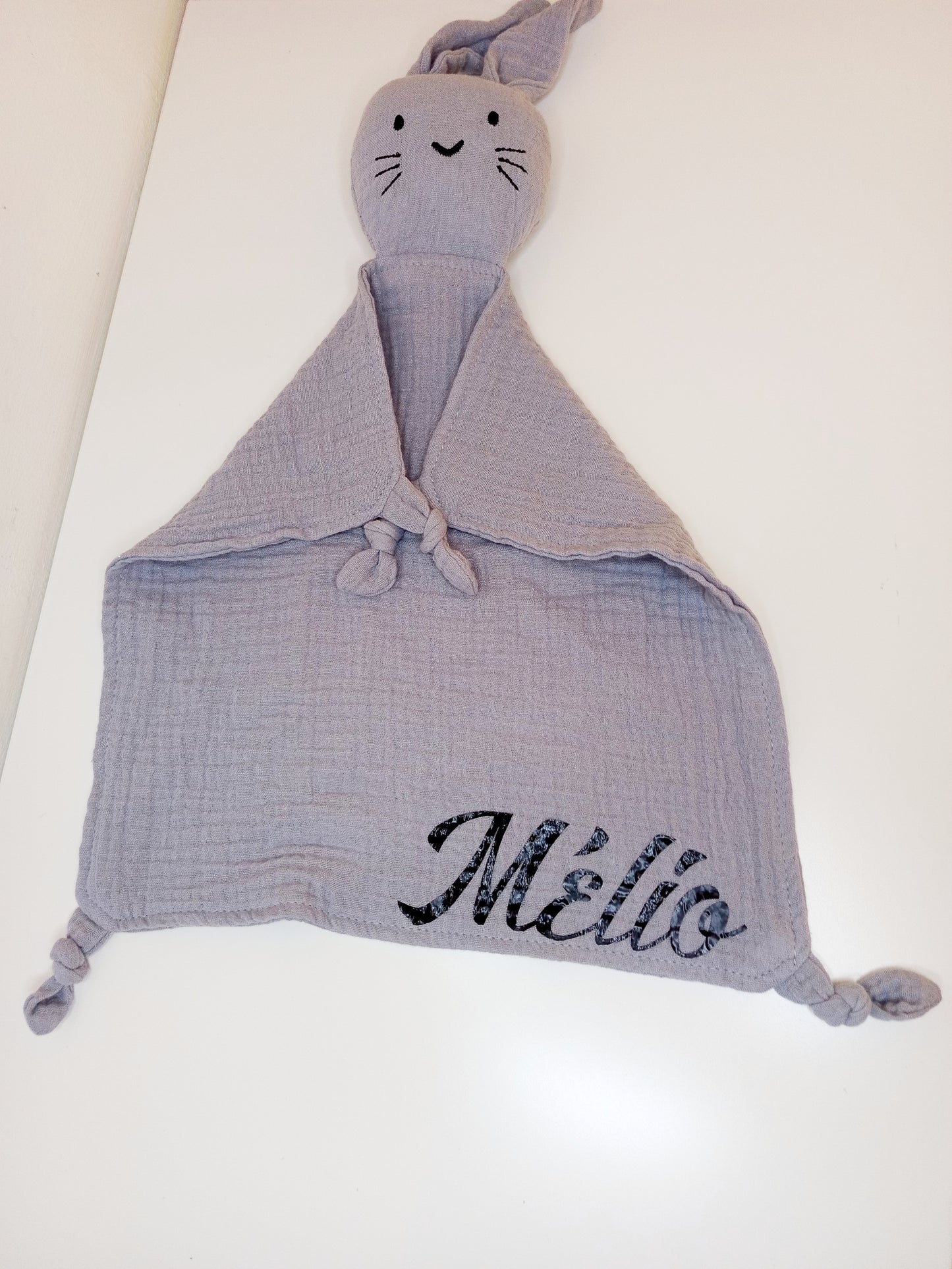 Peluche lapin personnalisée