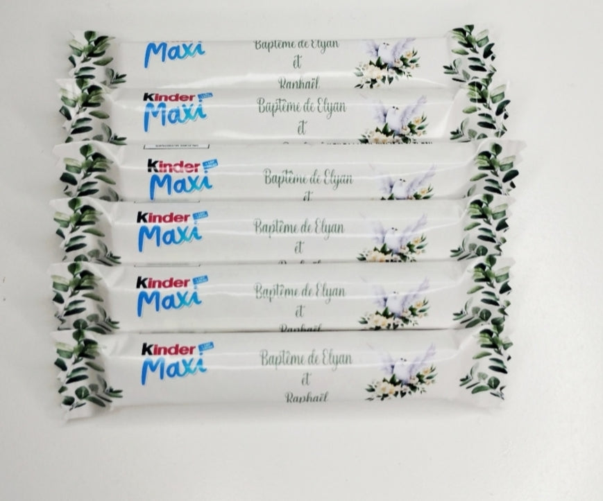 Kinder Maxi personnalisé (x3)
